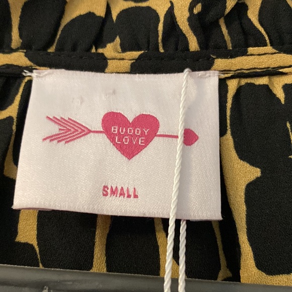 NWT Buddy Love Get To Know Me Mini Dress in Black Multi - Picture 2 of 2